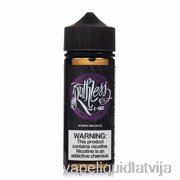 Vīnogu Dzēriens - Nežēlīgs Tvaiks - 120ml 3mg Vape šķidrums